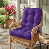 Tufted Outdoor/Indoor Seat/Back Chair Cushion, Set of 2, 42'' x 21'' - Eagle Peak