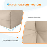 Tufted Outdoor/Indoor Seat/Back Chair Cushion, Set of 2, 42'' x 21'' - Eagle Peak Custom Canopy Tent