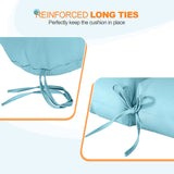 Tufted Outdoor/Indoor Seat/Back Chair Cushion, Set of 2, 42'' x 21'' - Eagle Peak Custom Canopy Tent