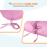 Tufted Outdoor/Indoor Seat/Back Chair Cushion, Set of 2, 42'' x 21'' - Eagle Peak Custom Canopy Tent