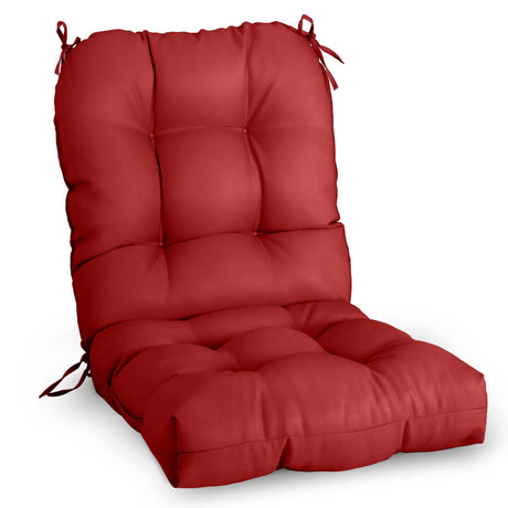 Tufted Outdoor/Indoor Seat/Back Chair Cushions, Set of 1, 42'' x 21'' - Eagle Peak Custom Canopy Tent