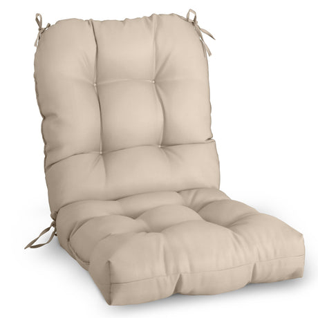 Tufted Outdoor/Indoor Seat/Back Chair Cushions, Set of 1, 42'' x 21'' - Eagle Peak Custom Canopy Tent