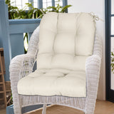 Tufted Outdoor/Indoor Seat/Back Chair Cushions, Set of 1, 42'' x 21'' - Eagle Peak Custom Canopy Tent