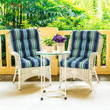 Tufted Outdoor/Indoor Seat/Back Chair Cushions, Set of 2, 42'' x 21'' - Eagle Peak Custom Canopy Tent