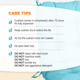 Tufted Outdoor/Indoor Seat/Back Chair Cushions, Set of 4, 42'' x 21'' - Eagle Peak Custom Canopy Tent