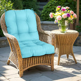 Tufted Outdoor/Indoor Seat/Back Chair Cushions, Set of 4, 42'' x 21'' - Eagle Peak Custom Canopy Tent