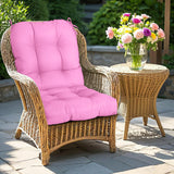 Tufted Outdoor/Indoor Seat/Back Chair Cushions, Set of 4, 42'' x 21'' - Eagle Peak Custom Canopy Tent