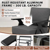 Urban Slate 4 Piece Modern Outdoor Patio Furniture Set - Eagle Peak Custom Canopy Tent