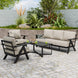 Urban Slate 4 Piece Modern Outdoor Patio Furniture Set - Eagle Peak Custom Canopy Tent