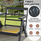 Urban Slate 4 Piece Modern Outdoor Patio Furniture Set - Eagle Peak Custom Canopy Tent