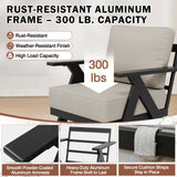 Urban Slate 5 Piece Modern Outdoor Patio Furniture Set - Eagle Peak Custom Canopy Tent