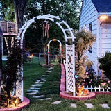 Wood Arbor Garden Trellis Archway, 92 in Wedding Arch - Eagle Peak Custom Canopy Tent