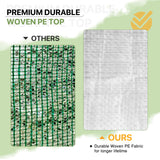 Woven Replacement Cover for 8x6/12x8 Portable Walk - in Pop up Greenhouse(Frame Not Included), White - Eagle Peak Custom Canopy Tent