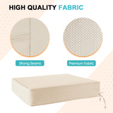 Outdoor Deep Seat Patio Seat Cushion Set, 25x25x5 inch, 2-Piece Back Chair Cushion