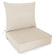 Outdoor Deep Seat Patio Seat Cushion Set, 25x25x5 inch, 2-Piece Back Chair Cushion